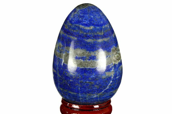 Polished Lapis Lazuli Egg - Pakistan #170867
